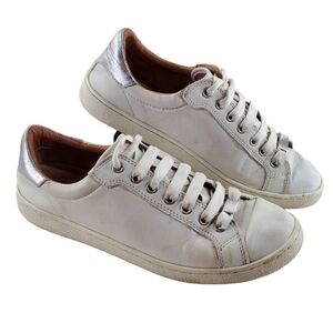UGG Milo Sneakers Ws 9 Shoes White Leather Lace Up Comfort Fashion Trainers Prep